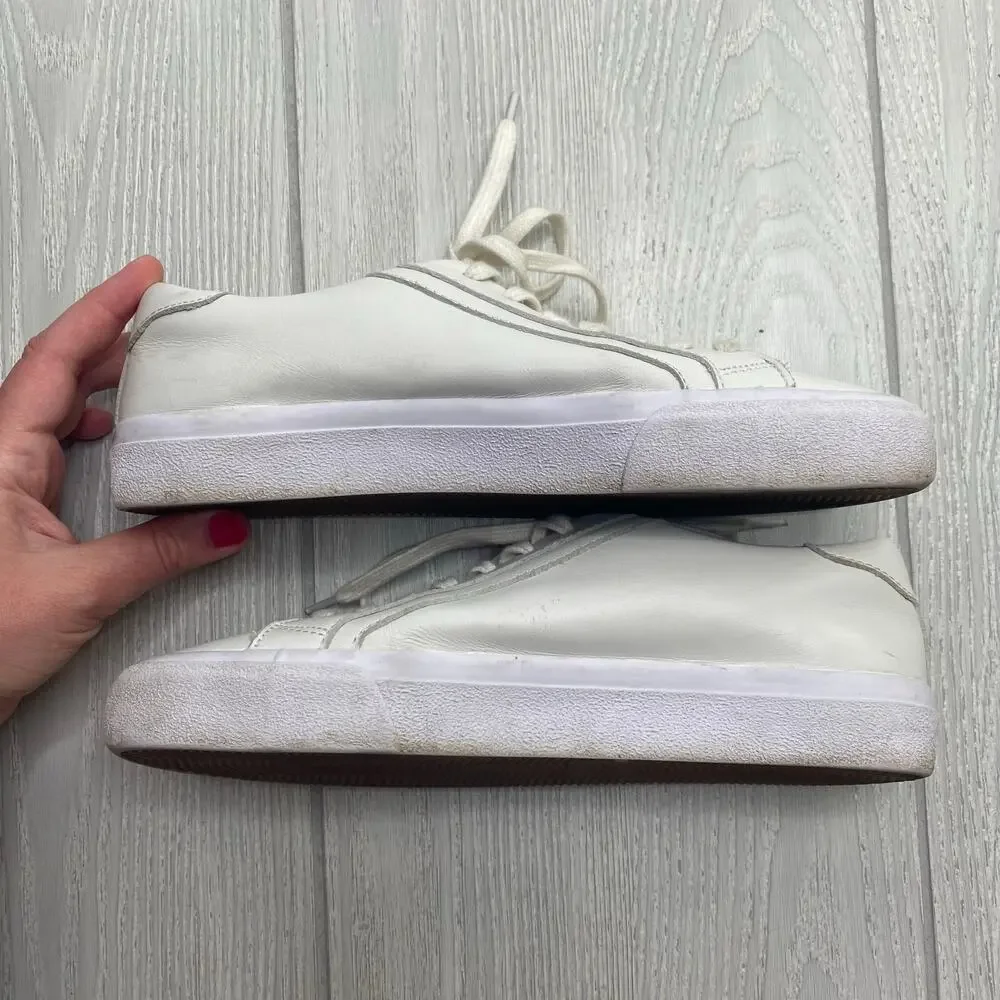 Madewell white leather